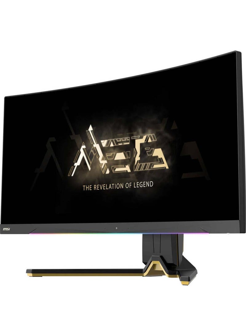 MSI - 34 Inch Curved Gaming Monitor OLED MEG 342C QD, 3440 x 1440 (UWQHD), OLED, 0.1ms, 175Hz, FreeSync Premium, HDR 400, HDMI, DP Port, USB Type C, Tilt, Height Black - Image 1