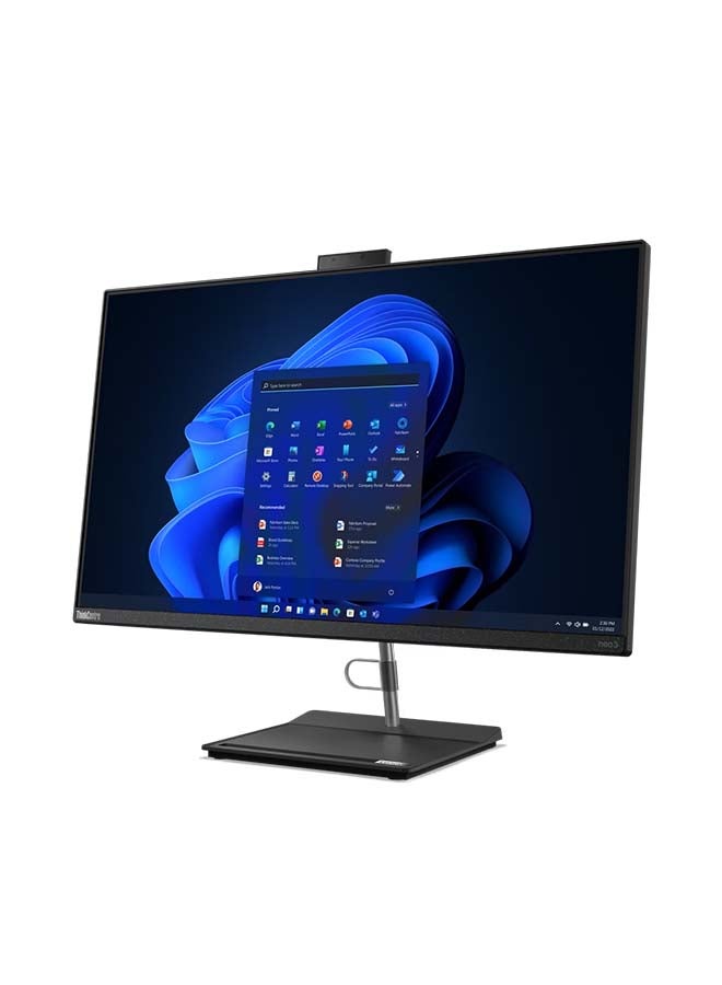 لينوفو - جهاز ThinkCentre Neo 30a AIO بشاشة مقاس 27 بوصة ومعالج Core i7-1260P وذاكرة وصول عشوائي سعة 16 جيجابايت ومحرك أقراص SSD سعة 512 جيجابايت وبطاقة رسومات Intel XE ونظام تشغيل Windows 11 Pro - Image 1