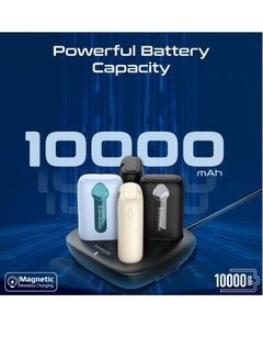 PROMATE 10000 mAh 4-Piece Power Bank Premium Kit With 10,000mAh Ultra-compact Chargers, USB-C™ and Lightning Built-in Cables, LED screen, 22.5 PD, USB-C™ and USB-A™ Ports, and Charge Protection, Quatro-10 Black  - Image 5
