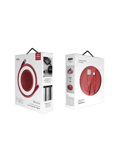 Uniq Uniq Halo USB-A To Lightning Cable 1.2M - Carmine Red  - Image 2