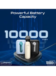 PROMATE 10000 mAh 4-Piece Power Bank Premium Kit With 10,000Mah Ultra-compact Charging Batteries, Usb-C And Lightning Built-in Cables, Led Screen, 30W Pd, Usb-c And Usb-a Ports, And Charge Protection, Quatro-10 Multicolour  - Image 5