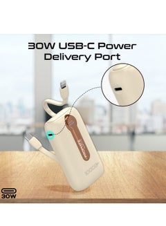 PROMATE 10000 mAh 4-Piece Power Bank Premium Kit With 10,000Mah Ultra-compact Charging Batteries, Usb-C And Lightning Built-in Cables, Led Screen, 30W Pd, Usb-c And Usb-a Ports, And Charge Protection, Quatro-10 Multicolour  - Image 4