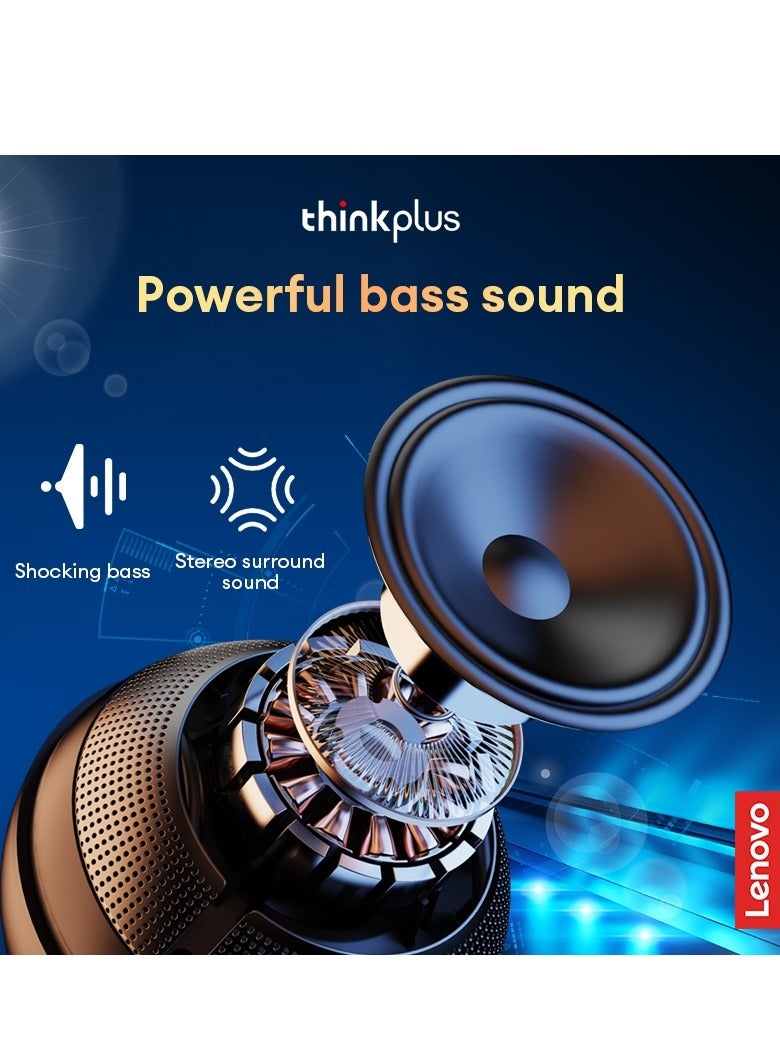 Lenovo - Thinkplus  TS5 Bluetooth Speaker Mini Audio Wireless Portable Subwoofer Black - Image 1