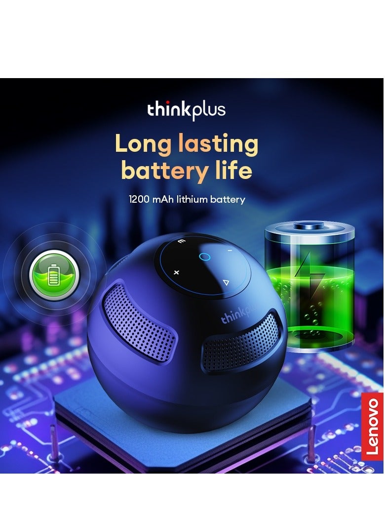 Lenovo - Thinkplus  TS5 Bluetooth Speaker Mini Audio Wireless Portable Subwoofer Black - Image 1