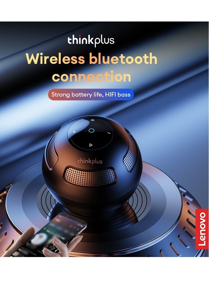 Lenovo - Thinkplus  TS5 Bluetooth Speaker Mini Audio Wireless Portable Subwoofer Black - Image 1