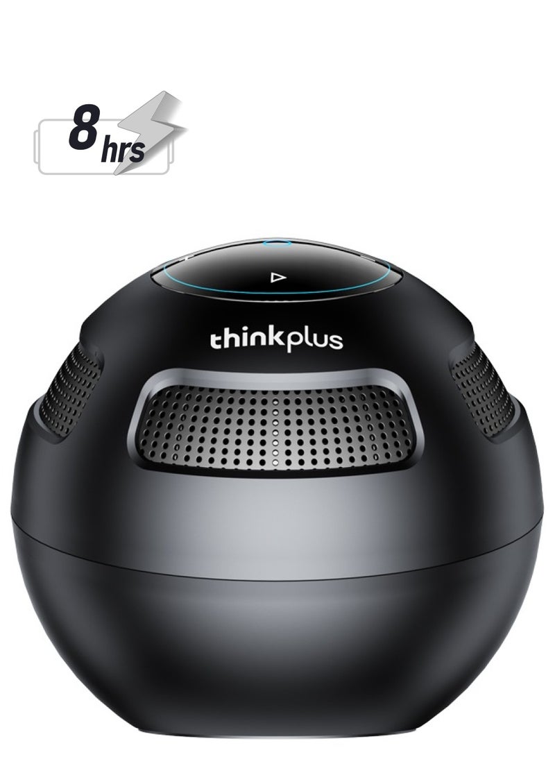 Lenovo - Thinkplus  TS5 Bluetooth Speaker Mini Audio Wireless Portable Subwoofer Black - Image 1