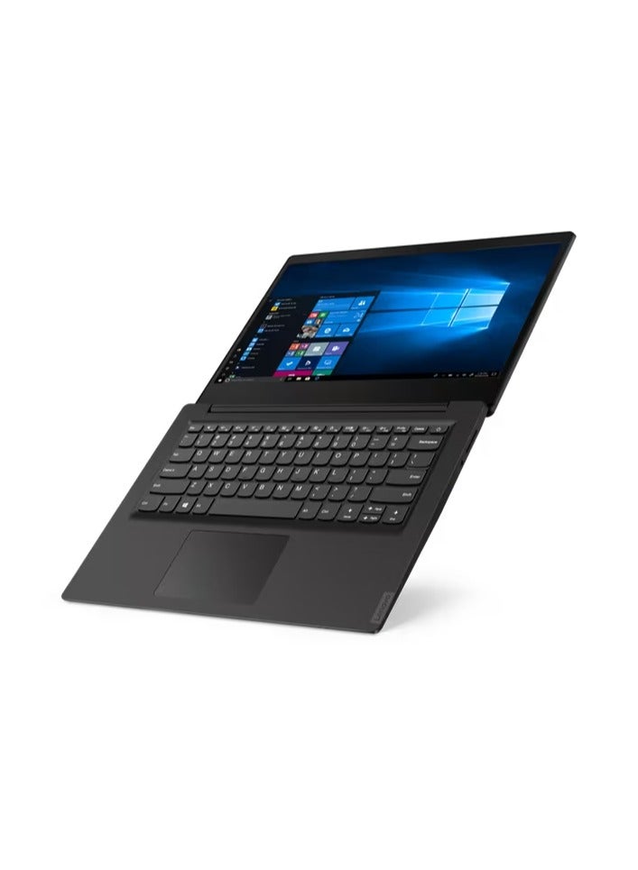 Lenovo Ideapad S145-15IGM Laptop, Intel Celeron N4000 2C, 15.6" HD (1366x768), Intel UHD Graphics 600, 8Gb DDR4, 256Gb Ssd M.2 + 1Tb Hdd, 4-In-1 Card Reader, Win 10 Pro English/Arabic Black - Image 1