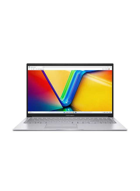 Vivobook Laptop With 15.6-Inch FULL HD (1920x1080) Display, Core i5-1335U Processor/8GB RAM/512GB SSD/Intel UHD Graphics/DOS(Without Windows) English/Arabic Cool Silver