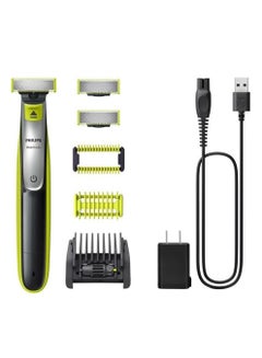 فيليبس مجموعة ماكينة تشذيب الوجه والجسم الكهربائية الهجينة OneBlade QP2834/60  - Image 1