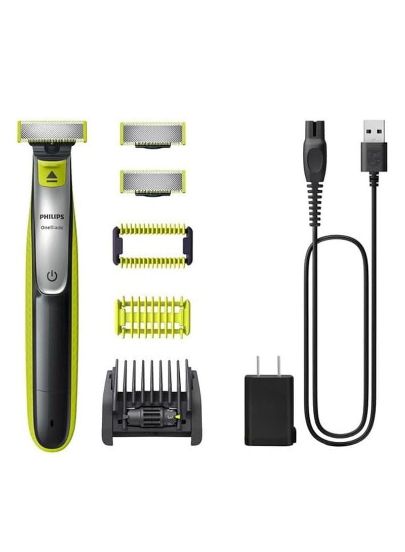 Philips OneBlade Hybrid Electric Face And Body Trimmer Set QP2834/60  - Image 1