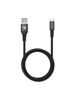 Baykron Baykron Premium 3M USB-A to USB-C 3.0A Charge and Sync Cable Black 
