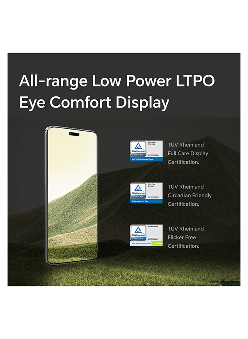 هونور - Magic6 Pro ثنائي الشريحة، أسود، 12 جيجابايت رام، 512 جيجابايت، 5G - إصدار الشرق الأوسط - Image 1