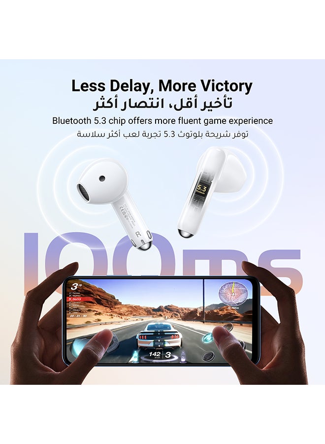 Wireless Earbuds Bluetooth 5.3, HiTune H5 Earphones in Ear Noise-reducing Headphones 26Hrs Playtime With Charging Case, Immersive Premium Sound Long Distance Connection Headset For iPhone 16/15 white - pnsku/N70054747V/45/_/1712224769/37f24593-4e9f-40e2-88aa-85a3e879d2c5