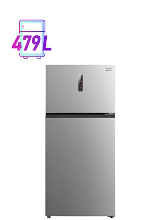 ثلاجة شارب ببابين (إجمالي 620 لترًا/صافي 479 لترًا) مع تركيب علوي A++ فئة الطاقة وضاغط ضاغط 6 مع شاشة LED رقمية | حافظة فريش، SJ-HM620-HS3، فضي إينوكس - pnsku/N70054757V/45/_/1743098096/9f8fe283-c1f9-482a-a7d2-e4d6f0d6a353
