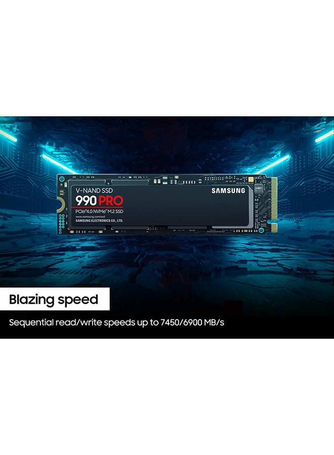 Samsung - 990 PRO Series - 4TB PCIe Gen4. X4 NVMe 2.0c - M.2 Internal SSD (MZ-V9P4T0B/AM) 4 TB - Image 1