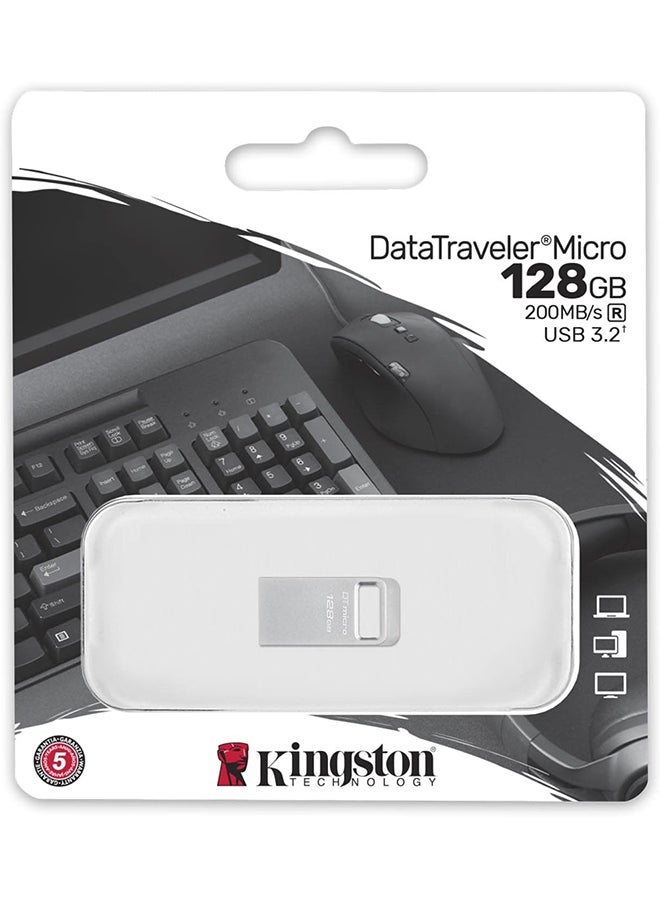Kingston 128GB DT Micro Metal USB 3.2 Gen 1 128 GB  - Image 4