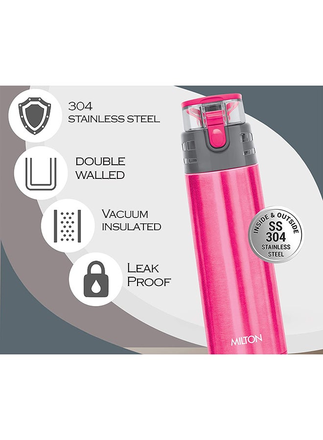 Milton Atlantis 400 Thermosteel Bottle Pink 350ml  - Image 3
