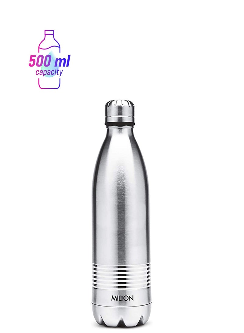 Milton Steel Duo Dlx Stainless Steel Vacuum Bottle Assorted Color 500ml  - Image 1