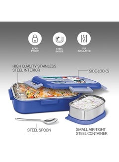 Milton Milton Flat Mate Insulated Tiffin - Lunch Box - Red 700ml  - Image 5
