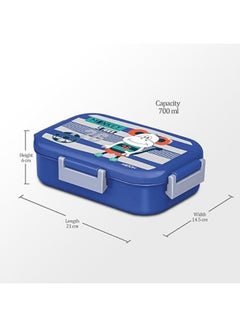 Milton Milton Flat Mate Insulated Tiffin - Lunch Box - Red 700ml  - Image 2
