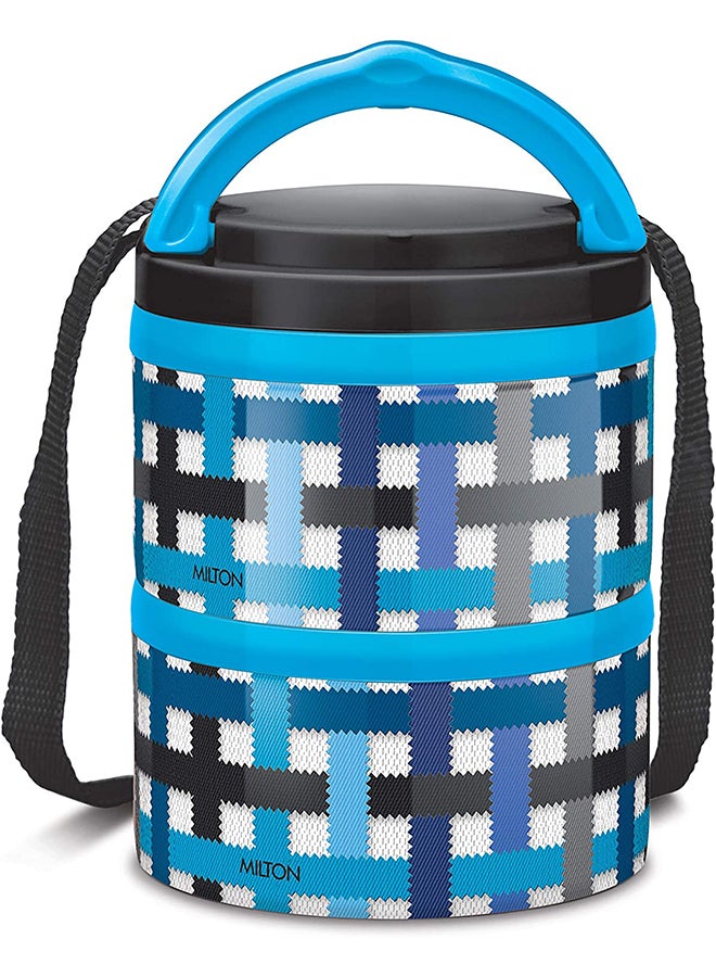Milton Thermoware Microwow Pro Tiffin 2 Milton Blue 480ml  - Image 1