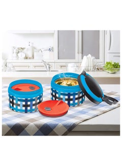 Milton Thermoware Microwow Pro Tiffin 2 Milton Blue 480ml  - Image 5