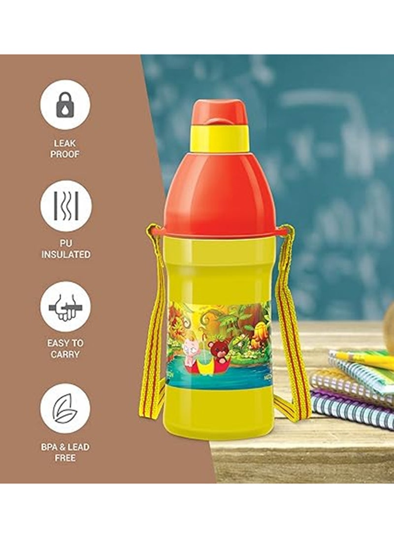 Milton Kool Joy Insulated Water Bottle Yellow 400ml  - Image 2