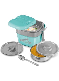Milton Cubic Tiffin Big Assorted colour 1100ml  - Image 1