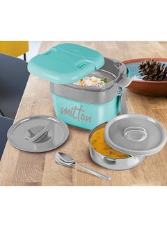 Milton Cubic Tiffin Big Assorted colour 1100ml  - Image 2