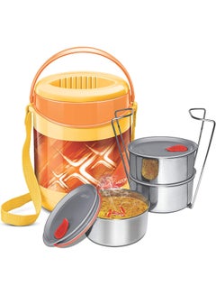 Milton Thermoware Econa Dlx Tiffin 3 Milton Assorted colors 780ml  - Image 1