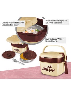 Milton Cubic Tiffin Big Assorted Color 1100ml  - Image 3