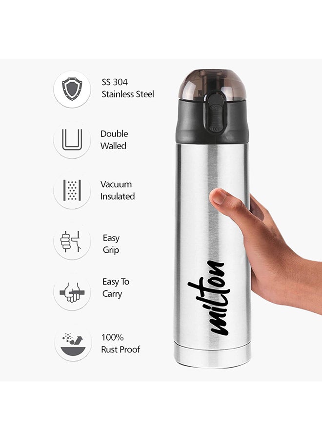 Crown Vacuum Flask 750 ml Silver/Black 3.5 x 11.8cm - pnsku/N70055121V/45/_/1710431081/2b165879-15ab-4888-9835-cb4bc5ab2109