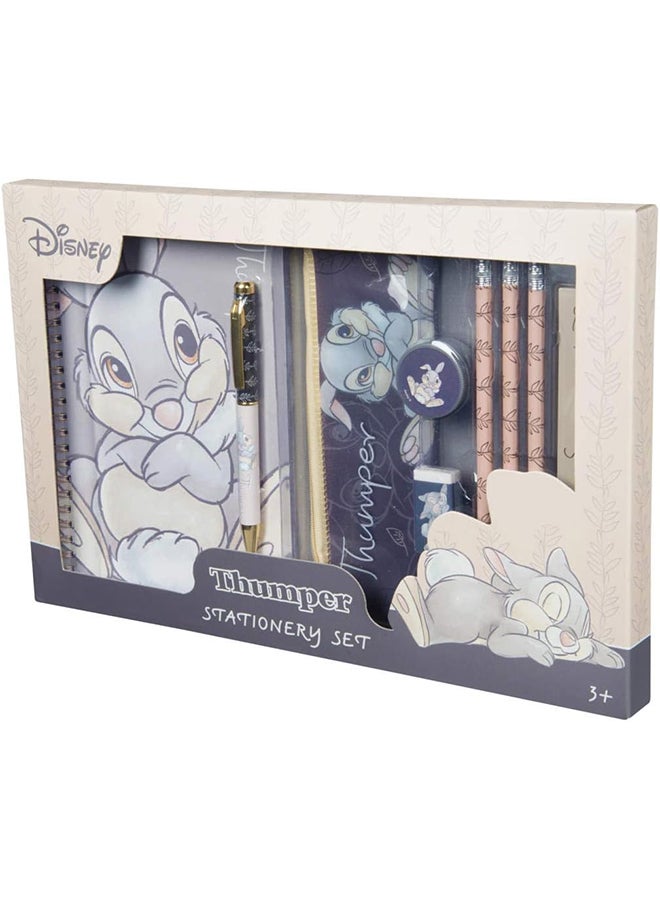 Paladone - Paladone Disney Thumper (Bambi) 9-Piece A5 Notebook, 1 Pen, 3 Sharpener, 1 Eraser and 1 Ruler - Image 1