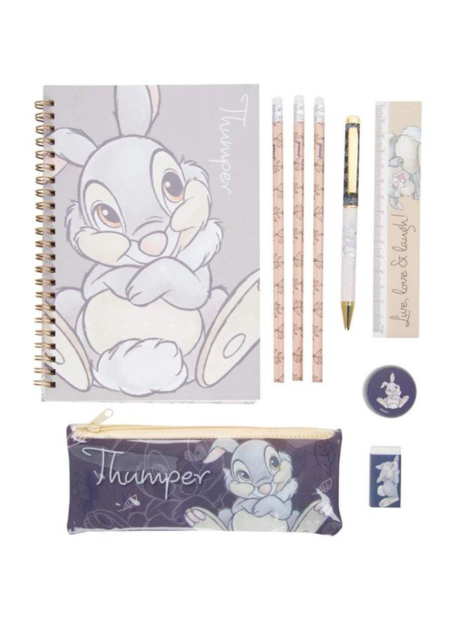 Paladone - Paladone Disney Thumper (Bambi) 9-Piece A5 Notebook, 1 Pen, 3 Sharpener, 1 Eraser and 1 Ruler - Image 1