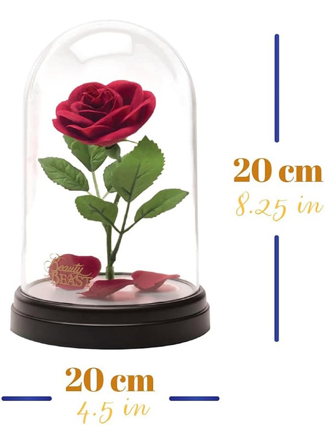 بالادون وردة Paladone Beauty and The Beast Enchanted Rose Light، تعمل باللمس، بضائع ديزني المرخصة رسميًا - Image 4