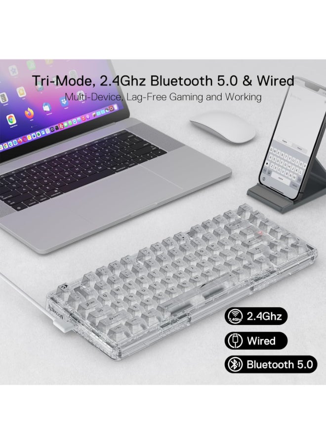 REDRAGON Elf Pro K649CT RGB Wireless Mechanical Gaming Keyboard.  - Image 3