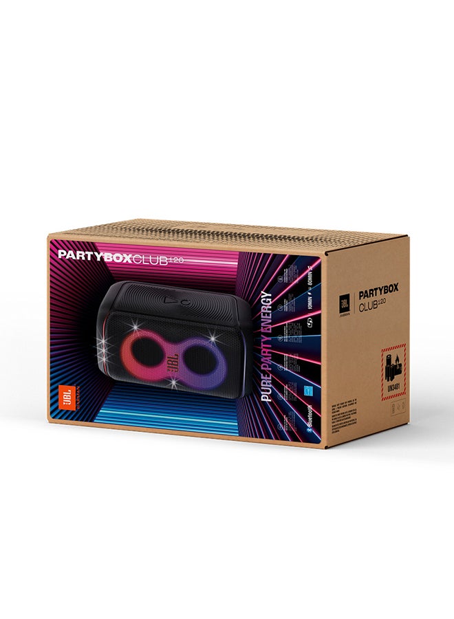 JBL - Partybox Club 120 Portable Party Speaker Black - Image 1