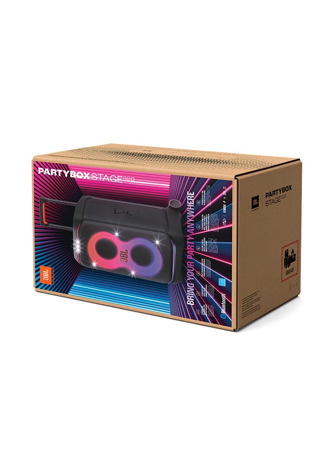 Partybox Stage 320 Portable Party Speaker Black - pnsku/N70055228V/45/_/1710751703/bf525632-a611-46fa-ac0a-b341c13de00b