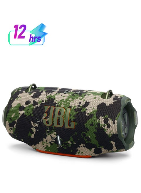 Xtreme 4 Portable Waterproof Speaker With Massive Pro Sound And A Convenient Shoulder Strap Multicolor