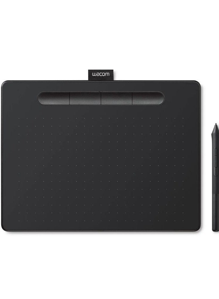 Wacom - Intuos Medium CTL-6100K-B - (Non-Bluetooth) Creative Drawing Tablet Black - Image 1