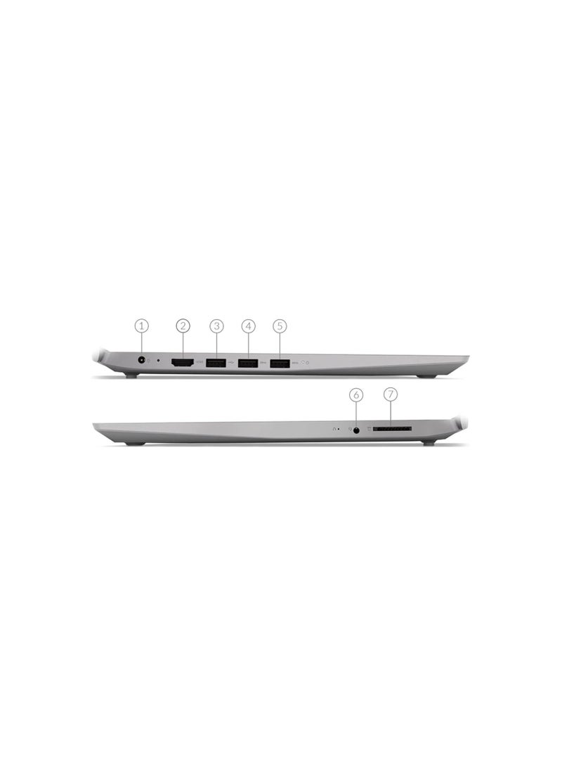 Lenovo - IdeaPad S145-14IIL NoteBook Laptop, 14" FHD (1920x1080) Anti Glare Display, Intel Core i5-1035G1 4C, 12Gb Ram DDR4, 500Gb Ssd, Integrated Intel UHD Graphics, 0.3Mp Cam, Win 10 Pro English/Arabic Silver - Image 1