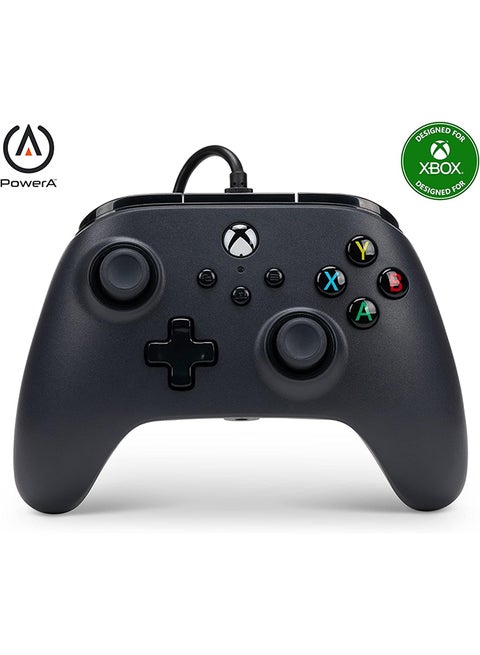 PowerA Enhanced Wired Gaming Controller for Xbox Series X/S, Xbox One, PC, Windows 10/11, Black