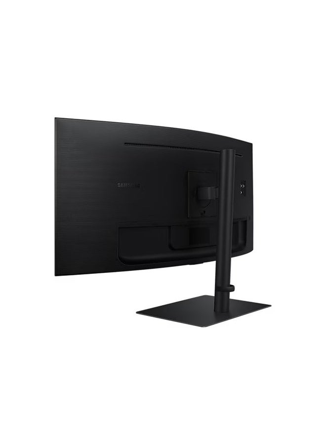 Samsung - 34 inch S65UC Ultra-Wide WQHD High Resolution Professional Monitor With 1000R Curved Screen And USB-C Black - Image 1