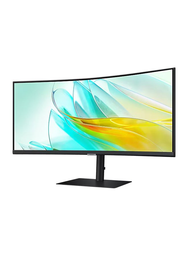 Samsung - 34 inch S65UC Ultra-Wide WQHD High Resolution Professional Monitor With 1000R Curved Screen And USB-C Black - Image 1