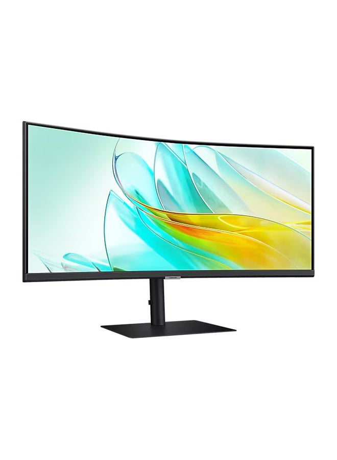 Samsung - 34 inch S65UC Ultra-Wide WQHD High Resolution Professional Monitor With 1000R Curved Screen And USB-C Black - Image 1