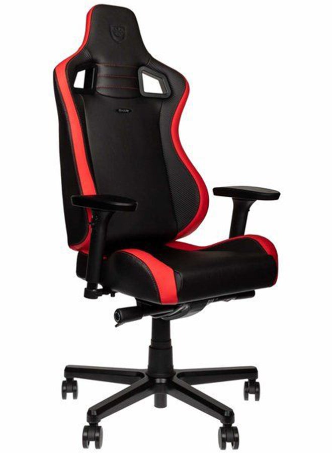 نوبل_شيرز Noblechairs EPIC Compact Gaming Chair - Black/Red  - Image 1