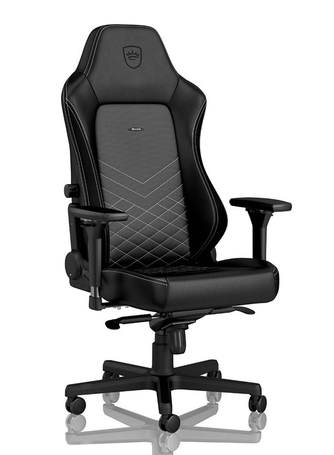 Noblechairs Noblechairs HERO - Black/Platinum White Gaming Chair - Image 1