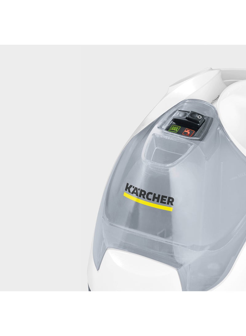 KARCHER - Steam Cleaner Sc4 Easyfix, Eliminates 99.99% Of All Common Household Bacteria., Intergrated Accessories Compartment, 8 Accessories Included 2000 W 15126330.0 White - Image 1