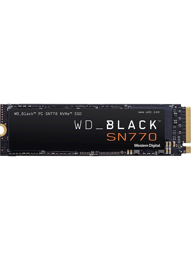 دبليو دي 500GB SN770 NVMe Internal Gaming SSD Solid State Drive - Gen4 PCIe, M.2 2280, Up to 4,000 MB/s - WDS500G3X0E 500 GB  - Image 1