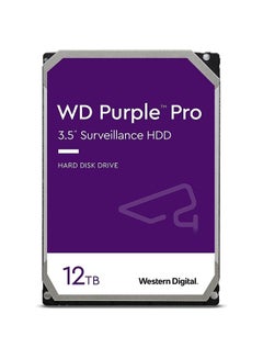 WD 12TB Purple Pro Smart Video Hard Drive, 7200 RPM Class, SATA 6 Gb/s, 265 MB Cache, 3.5", Purpose-built storage for your smart video solution, Multiple cameras, multiple streams 12 TB  - Image 1